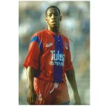 Ian Wright Crystal Palace Signed 10 x 8 inch football photo. Supplied from stock of www.