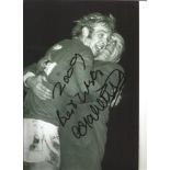 Alan Whittle Everton Signed 12 x 8 inch football photo. Supplied from stock of www.sportsignings.com