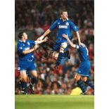 Duncan Ferguson Everton Signed 16 x 12 inch football photo. Supplied from stock of www.