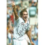 Stuart Broad Signed 12x 8 inch cricket colour photo. Supplied from stock of www.sportsignings.com