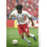 Seol Ki-Hyeon 12 X 8 South Korea signed colour football photo. Supplied from stock of www.