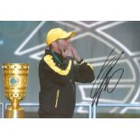 Jurgen Klopp Borussia Dortmund Signed 12 x 8 inch football photo. Supplied from stock of www.