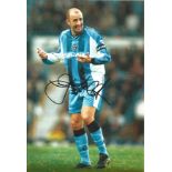 Gary McAllister Coventry City Signed 10 x 8 inch football photo. Supplied from stock of www.