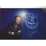 Ronald Koeman Everton Signed 12 x 8 inch football photo. Supplied from stock of www.sportsignings.