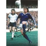 Ronny Goodlass Everton Signed 12 x 8 inch football photo. Supplied from stock of www.sportsignings.