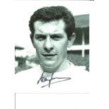 Alan Mullery 10x8 Signed B/W Football Photo Pictured During His Playing Days With Spurs. Supplied