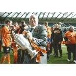 Peter Houston 2010 manager Dundee United Signed 12x 8 inch football photo. Supplied from stock of