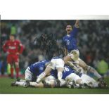 Tim Cahill Everton Signed 10 x 8 inch football photo. Supplied from stock of www.sportsignings.com
