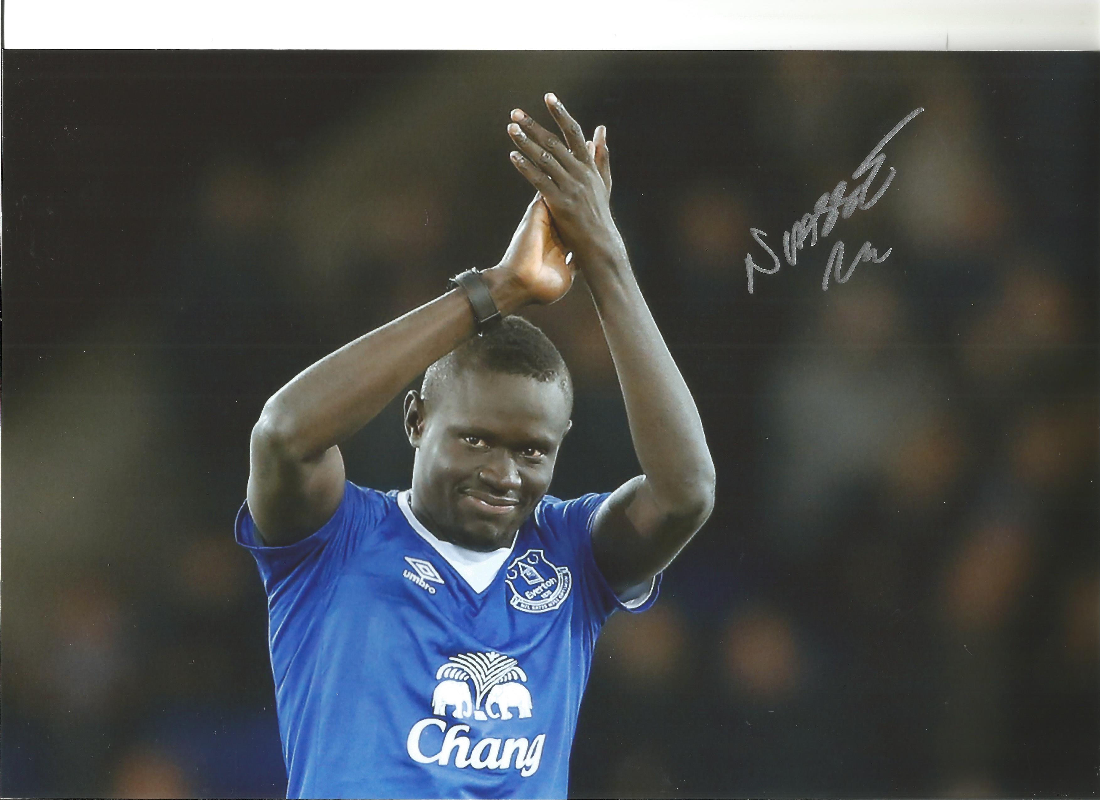 Oumar Niasse Everton Signed 10 x 8 inch football photo. Supplied from stock of www.sportsignings.com