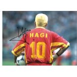 Gheorghe Hagi Other teams Signed 16 x 12 inch football photo. Supplied from stock of www.
