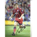 Tony Cottee Everton Signed 12 x 8 inch football photo. Supplied from stock of www.sportsignings.