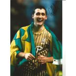 Carl McHugh Bradford Signed 12 x 8 inch football photo. Supplied from stock of www.sportsignings.com