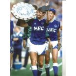 Wayne Clarke Everton Signed 10 x 8 inch football photo. Supplied from stock of www.sportsignings.com