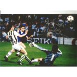 Kevin Sheedy Everton Signed 12 x 8 inch football photo. Supplied from stock of www.sportsignings.com