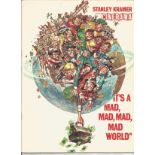 It's a Mad Mad Mad Mad world UNSIGNED inhouse brochure by Stanley Kramer. Good Condition. We combine