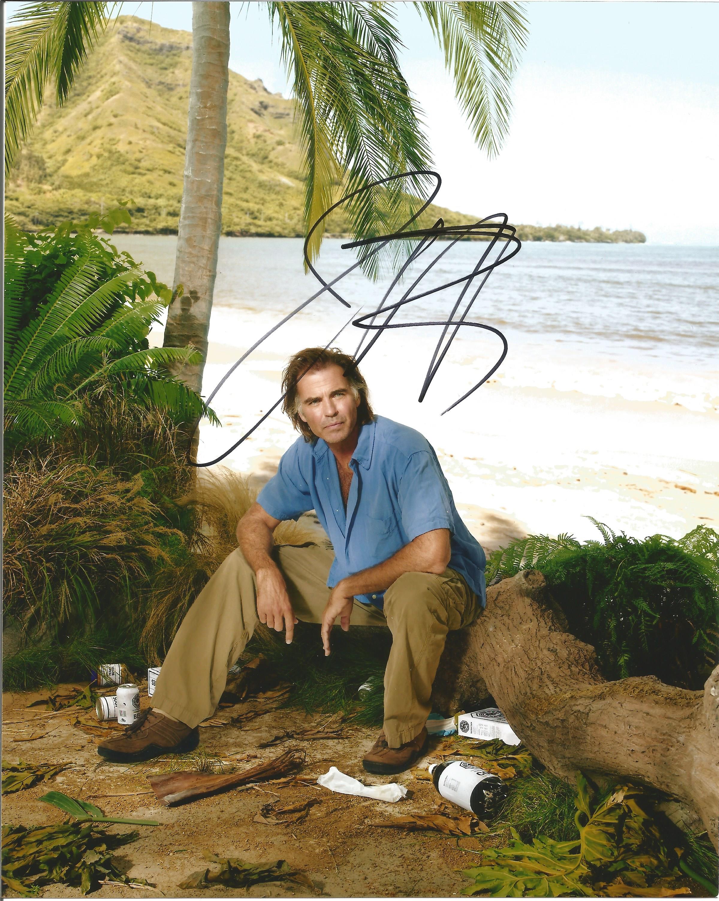 Jeff Fahey 10x8 signed colour photo pictured from the TV series Lost, Jeffrey David Fahey (born