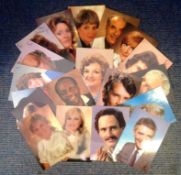 TV collection nineteen 6x4 signed colour photos from cast members from the ITV series that ran