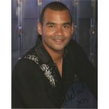 Michael Underwood 10x8 signed 3/4 length portrait colour photo, Michael Paul Underwood (born 26