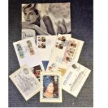 Royal Collection 7 items include 10x8 b/w Princess Diana montage photo, 3 FDCS includes Royal