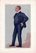 The Cape 28/3/1891, Subject Cecil Rhodes, Vanity Fair print, These prints were issued by the