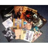 Entertainment collection 14 items includes signed photos, flyers and signature pieces from well-