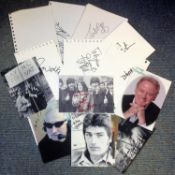Entertainment collection 31 items includes signed colour photos and white cards names such as Victor