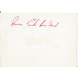 Saudi Prince Turki signed white card, Turki bin Faisal bin Abdulaziz Al Saud, known also as Turki