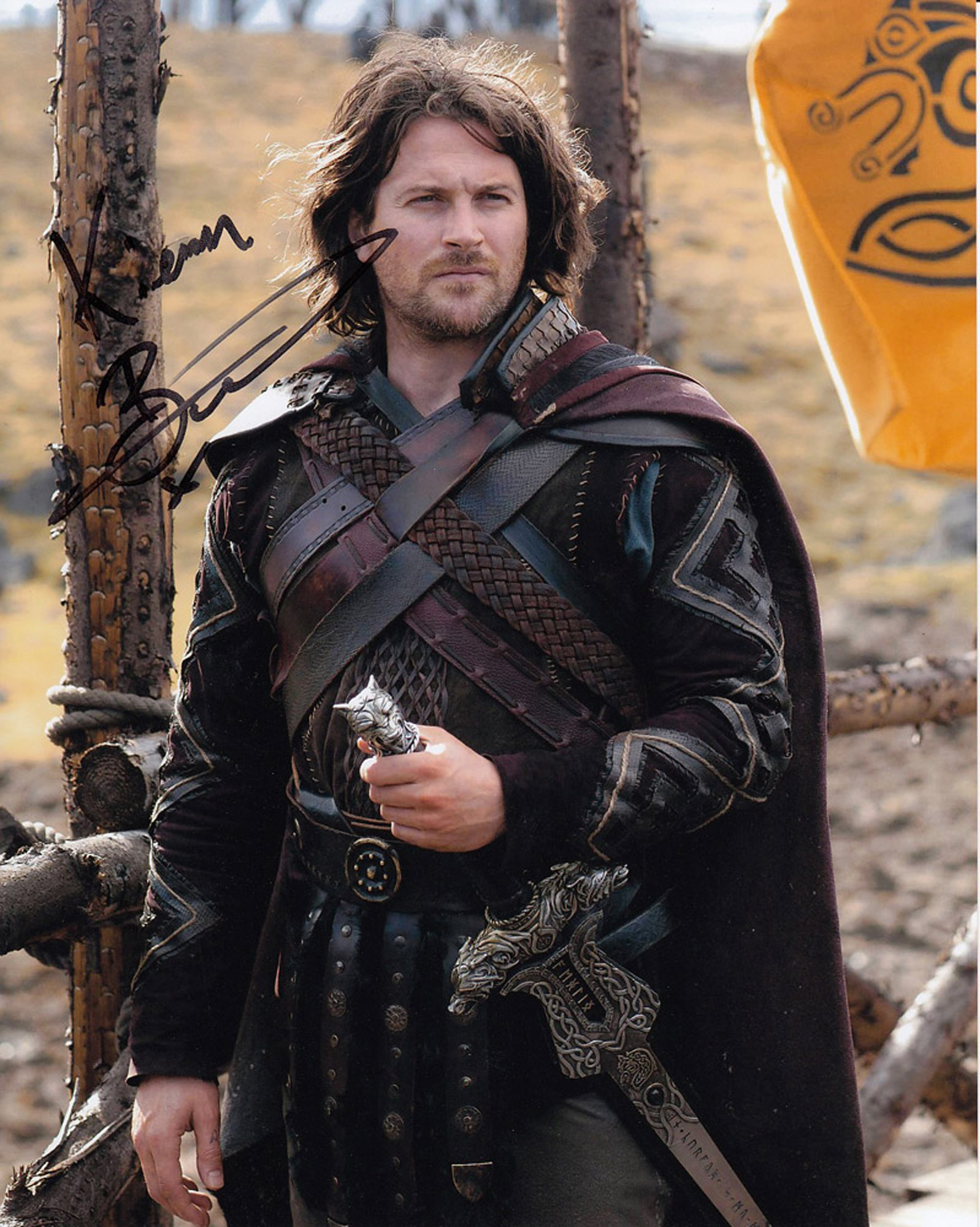 Blowout Sale! Kieran Bew Beowulf hand signed 10x8 photo, This beautiful hand signed photo depicts