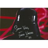 Spencer Wilding signed 12x8 colour Darth Vadar photo. Good Condition. All autographs are genuine