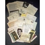 World War Two collection includes ephemera from 617 Squadron, archives handwritten letters from