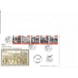 D Day landings 1994 unsigned Benham official FDC BLCS95, with Pegasus Bridge postmark and silk