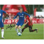 Conor Gallagher Signed Chelsea 8x10 football photo. Good Condition. All autographs are genuine