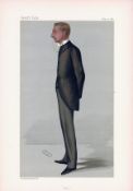 She 21/5/1887, Subject Rider Haggard, Vanity Fair print, These prints were issued by the Vanity Fair