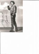 Michael Landon signed 7 x 5 b/w full length photo, He is known for his roles as Little Joe