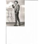 Michael Landon signed 7 x 5 b/w full length photo, He is known for his roles as Little Joe