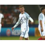 Alfie Mawson Signed England 8x10 football photo. Good Condition. All autographs are genuine hand