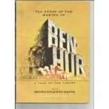 The Story of the making of Ben-Hur UNSIGNED inhouse brochure. Good Condition. We combine postage