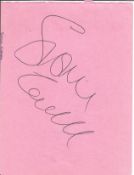 Simon Cadell Hi de Hi actor signed autograph album page with biography. Good Condition. All