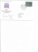 Selwyn Lloyd former Speaker in Commons signed 1975 Parliamentary Conference FDC, with letter from