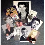Entertainment collection 10 items includes signed photos and flyers from some well-known faces