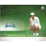 Laura Diaz signed 10x8 colour photo, American professional golfer. Good Condition. All autographs