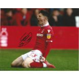 Joe Lolley Signed Nottingham Forest 8x10 football photo. Good Condition. All autographs are