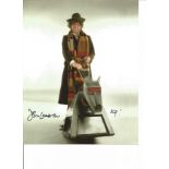K9 voice John Leeson Dr Who signed colour photo of K9 with Tom Baker. Good Condition. All autographs