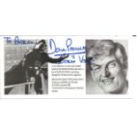 Dave Prowse signed 8x3 black and white charity promo card. Good Condition. All autographs are