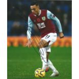 Dwight Mcneil Signed Burnley 8x10 football photo. Good Condition. All autographs are genuine hand