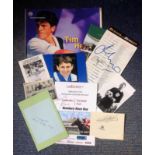 Sport collection 12 items includes vintage photos, signature pieces, signed programmes and