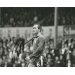 Ron Harris Signed Chelsea 8x10 football photo. Good Condition. All autographs are genuine hand