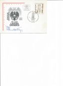 Austrian President Dr Rudolf Kirchschlager signed 1975 Austrian FDC, set with corner mounts on