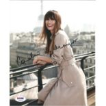 Caroline de Maigret signed 10x8 colour photo, French international model and music producer who is a