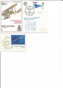TU144 Russian Concorde small miniature stamp sheet and RAF Upavon Concorde 002 1970 flown RAF cover.